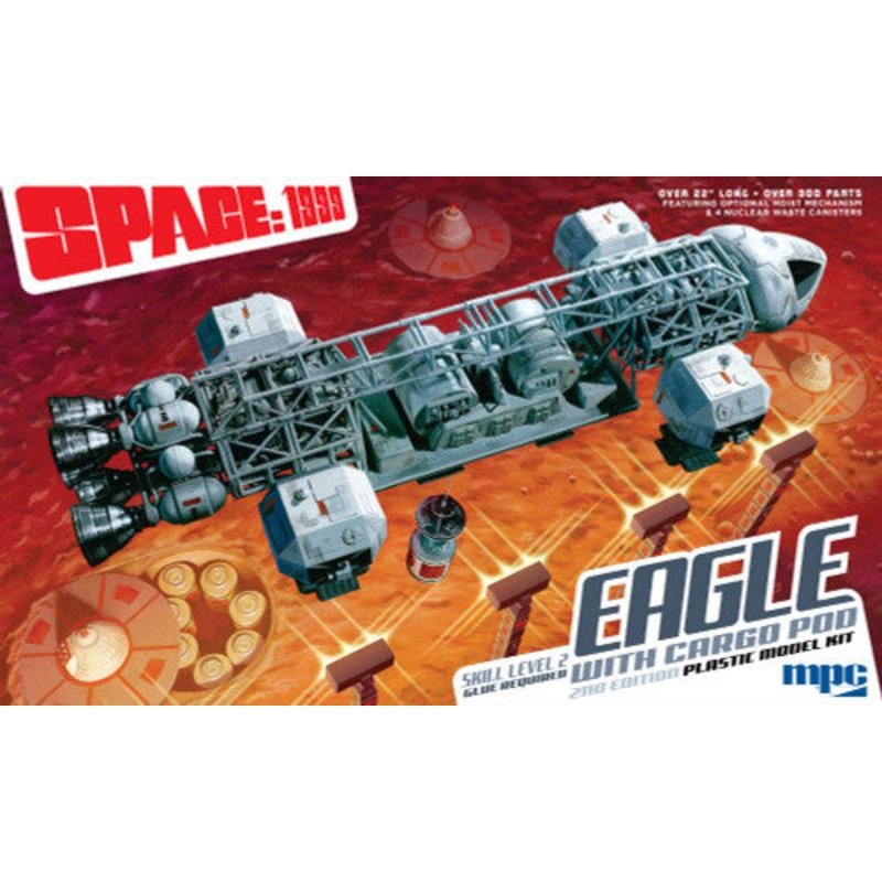 MPC 990 1/48 Space 1999: Eagle Transporter (22 Long) w/Cargo Pod (2nd Edition)