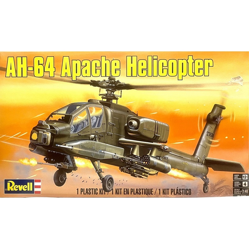 Revell 5443 1/48 AH-64 Apache  HELICOPTER