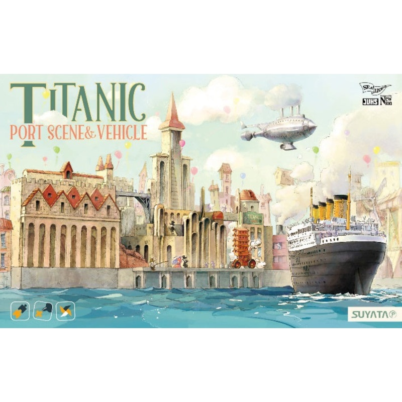 Suyata  SL002  Titanic Port Scene & Airship