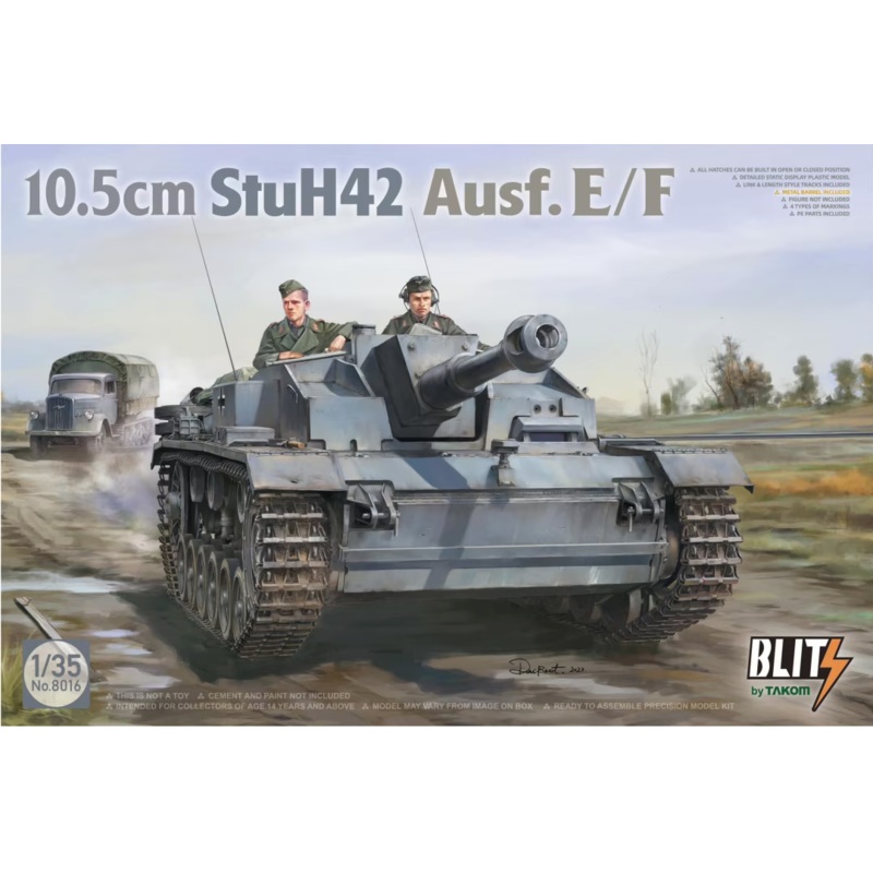 Takom Blitz 8016 1/35 10.5cm StuH.42 Ausf.E/F