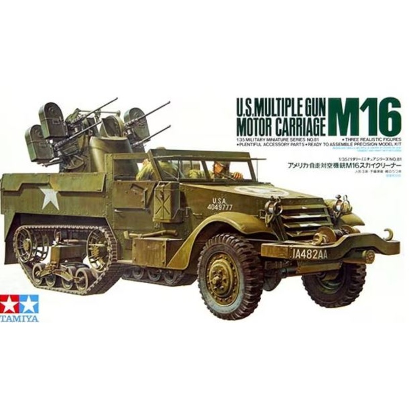 Tamiya 35081 1/35 U.S. Half Track M16 Multiple Gun Motor Carriage