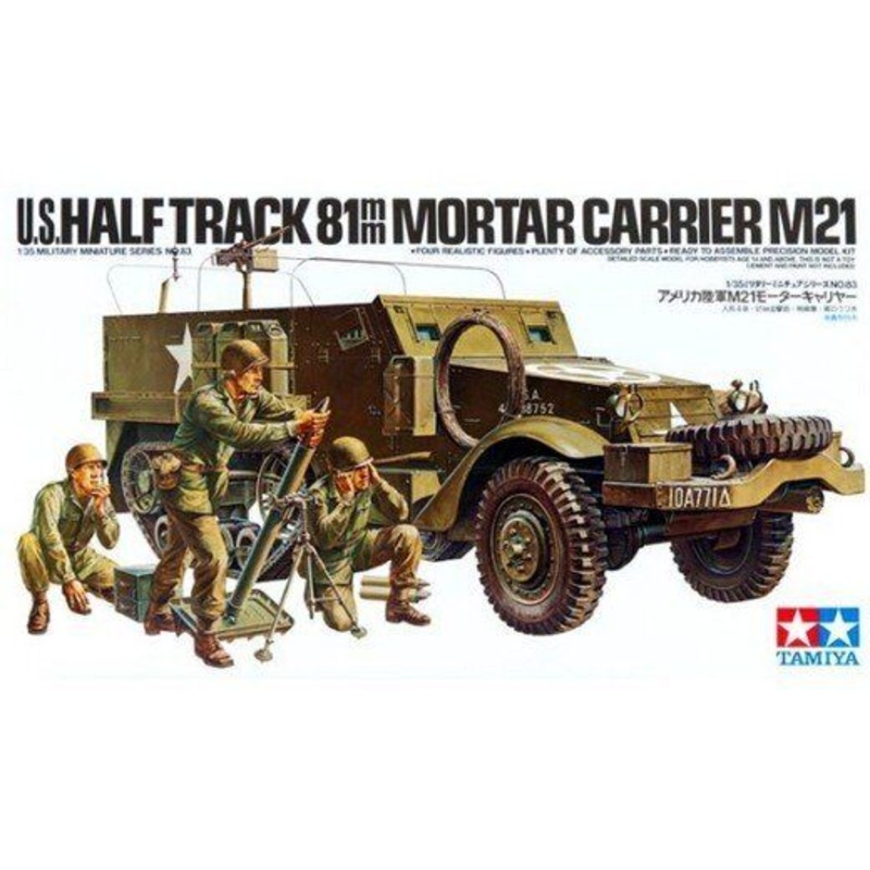 Tamiya 35083 1/35 U.S. Half Track 81mm Mortar Carrier M21