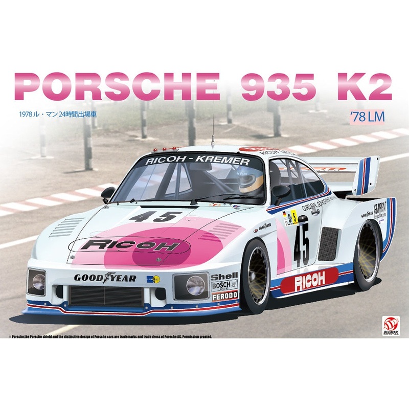 Beemax Model Kits 24025 1:24 Porsche 935 K2 1978 Le Mans 24 Hours