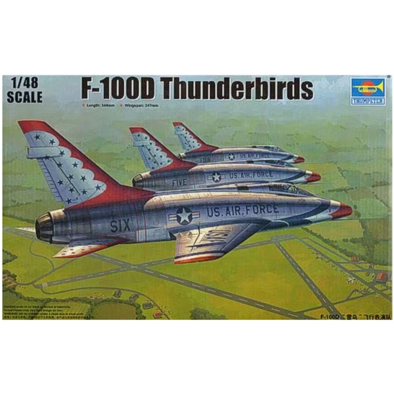 Trumpeter 02822 1/48 F-100D Thunderbirds