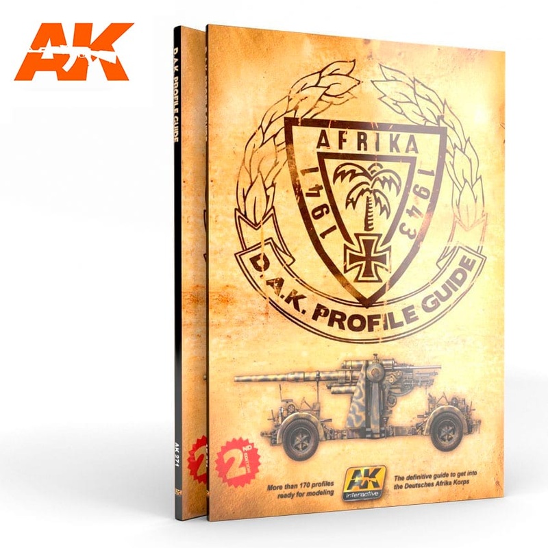 AK Interactive 271 D.A.K. COLORS PROFILE GUIDE (2nd Edition) - English