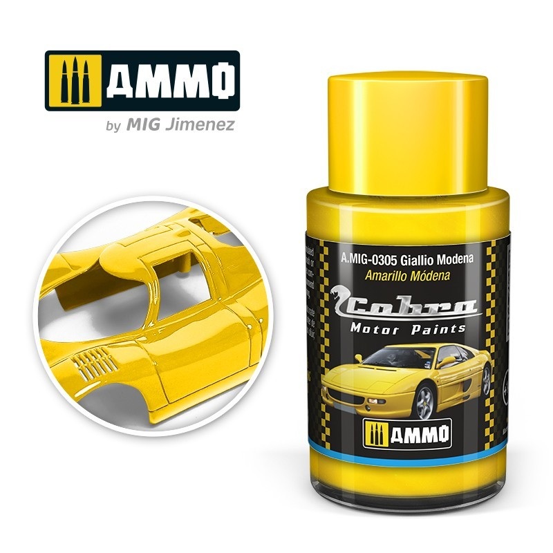 AMMO By Mig 0305 Cobra Motor Color - Giallio Modena