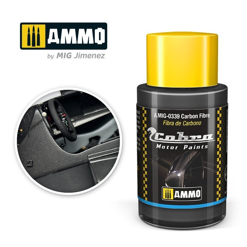 AMMO By Mig 0339 Cobra Motor Color - Carbon Fibre