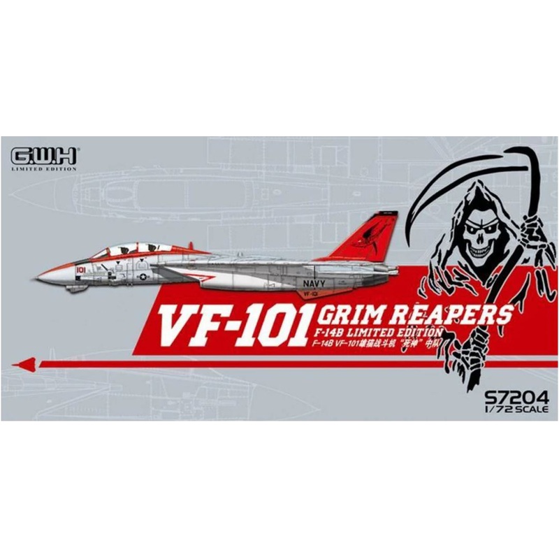 Great Wall Hobby S7204 F-14B Tomcat - VF-101 Grim Reapers