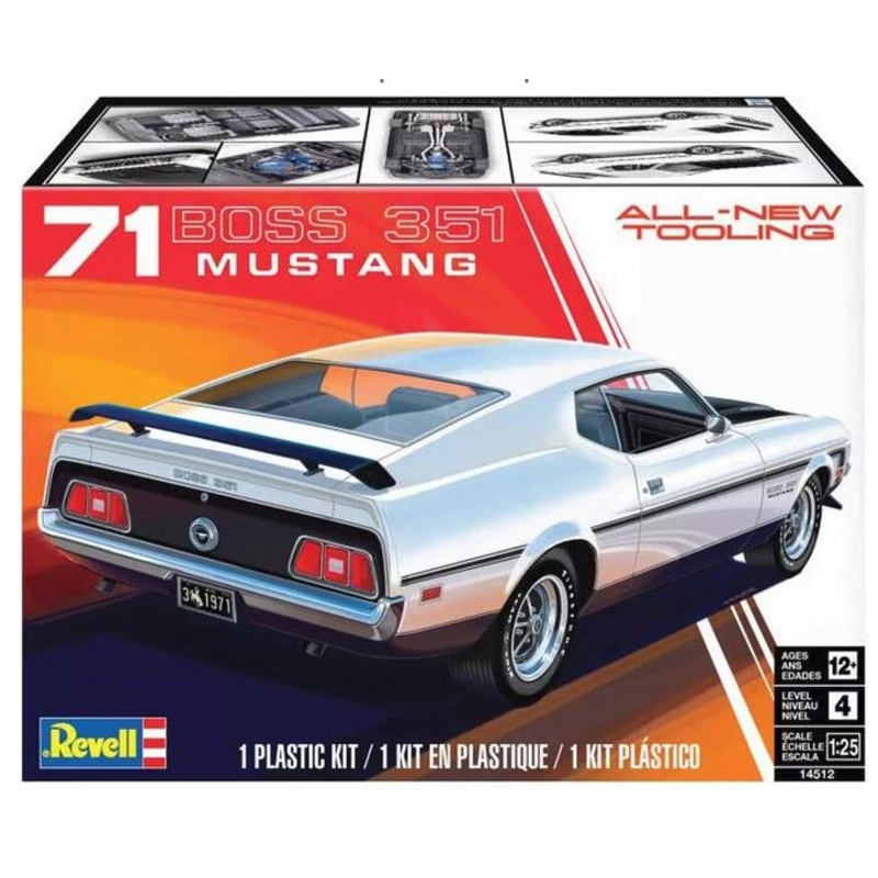 Revell 14512 1/25 1971 Mustang Boss 351