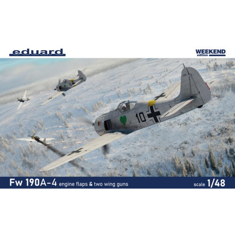 Eduard 84117 1/48 Fw 190A-4 w/ engine flaps & 2-gun wings