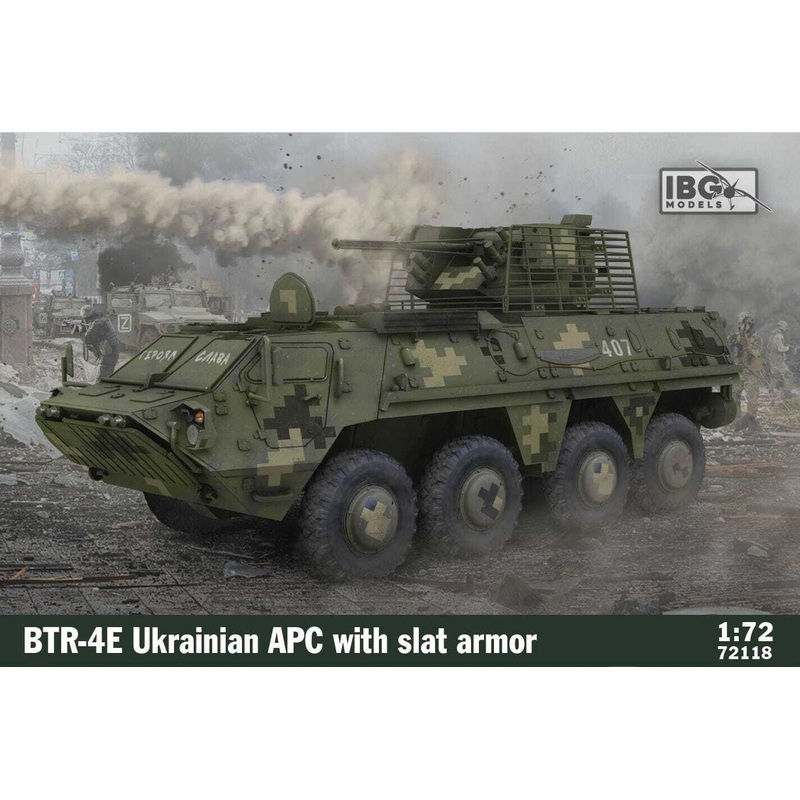 IBG 721118 1/72 BTR-4E Ukrainian APC with Slat Armor