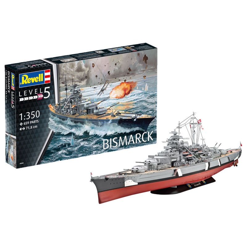 Revell 5040 1/350 Battleship Bismarck