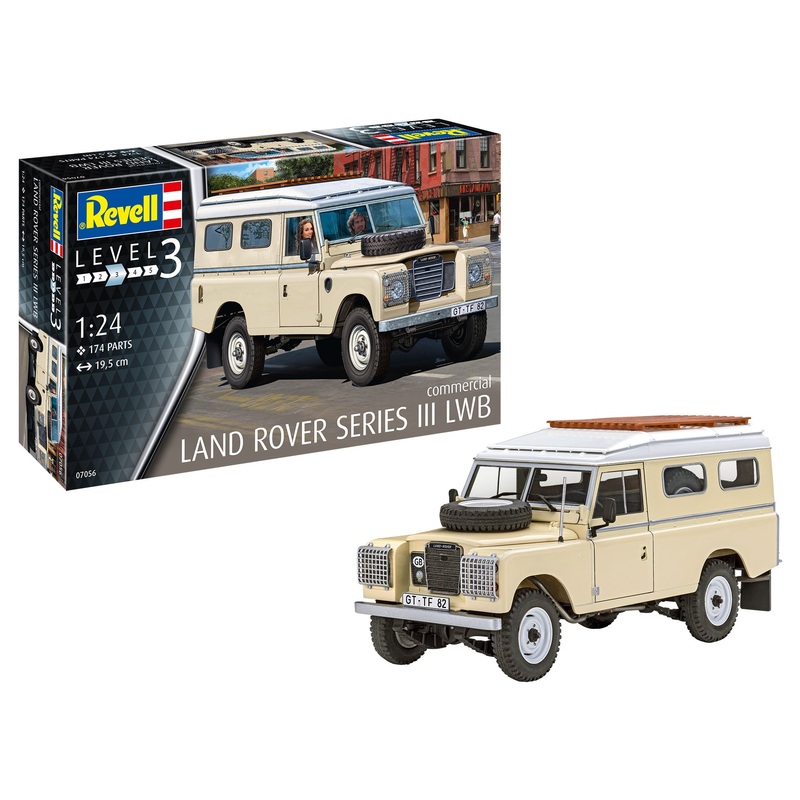 Revell 7056 1/24 Land Rover Series III LWB (Commercial)