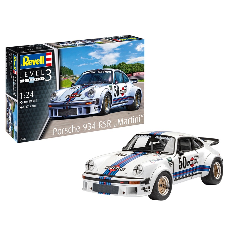 Revell 7685 1/24 Porsche 934 RSR Martini