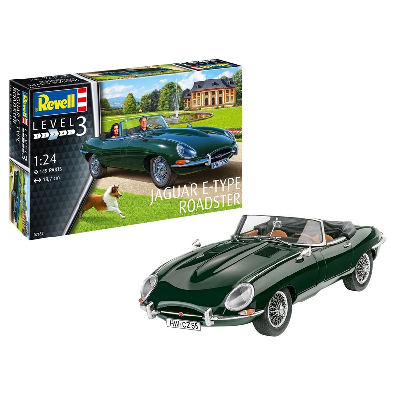 Revell 7687 1/24 Jaguar E-Type Roadster