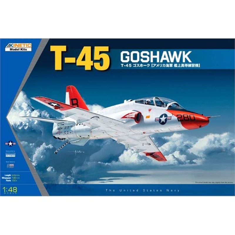 Kinetic 48038 1/48 T-45 Goshawk Navy Jet Trainer