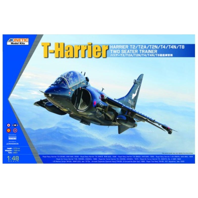 Kinetic 48040 1/48 Harrier T2/T2A/T2N/T4/T4N/T8 Two Seater Trainer