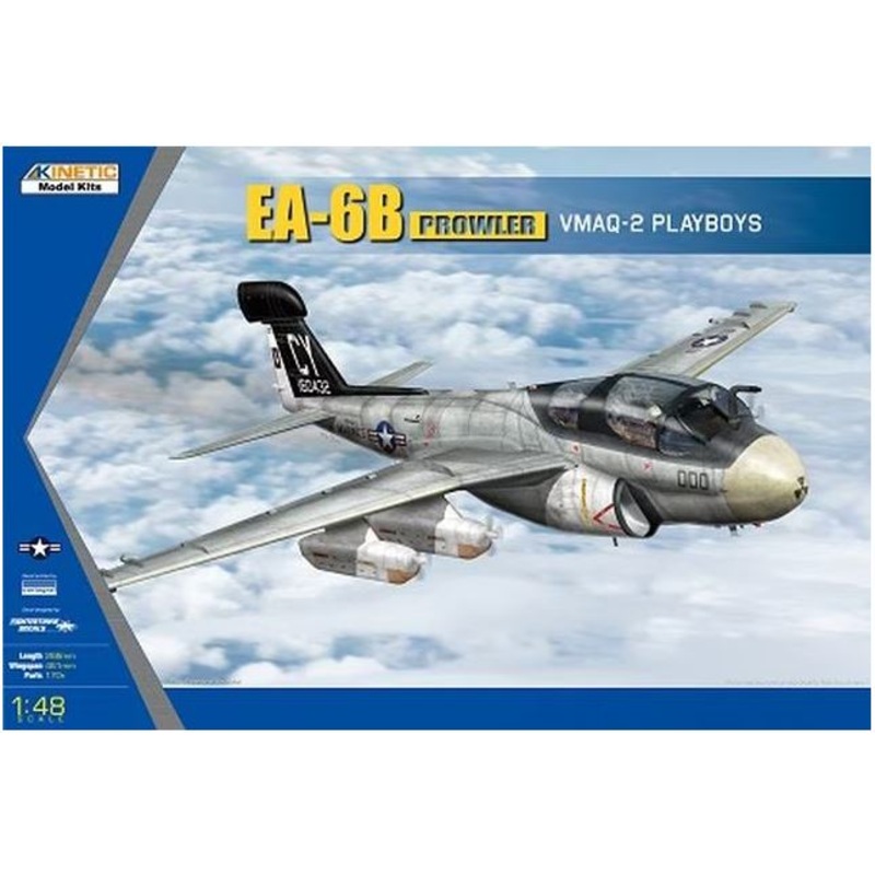Kinetic 48112 1/48 EA-6B Prowler VMAQ-2 Playboys