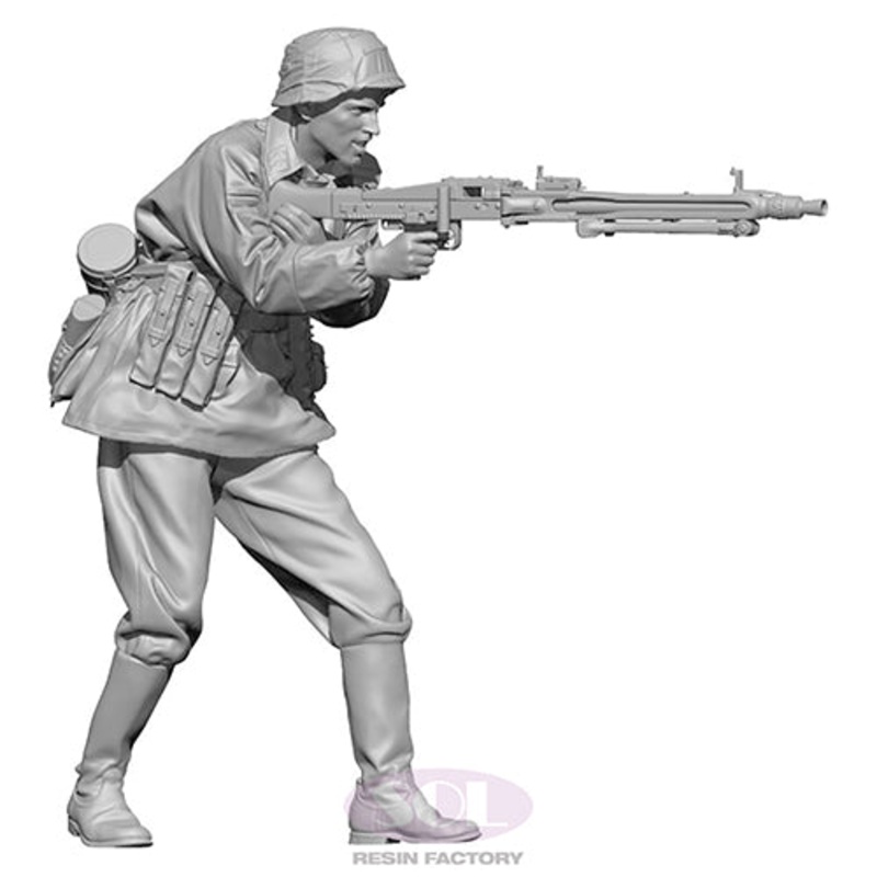Sol Resin Factory MM641 1/35 WWII Sd.kfz.251 MG42 Rear Gunner (3D printed model kit)