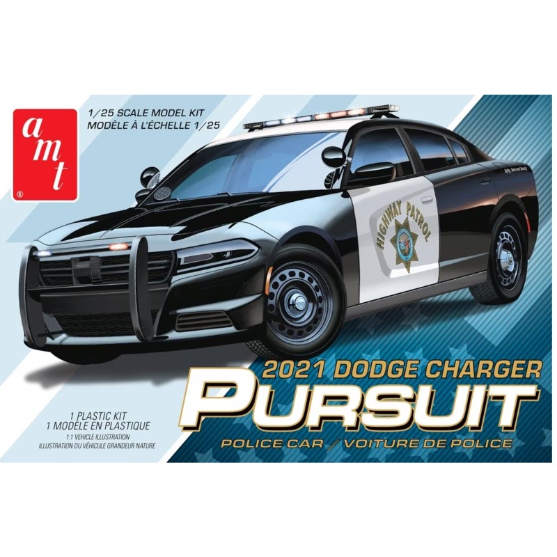 AMT 1324 1/25 2021 Dodge Charger Pursuit Police Car