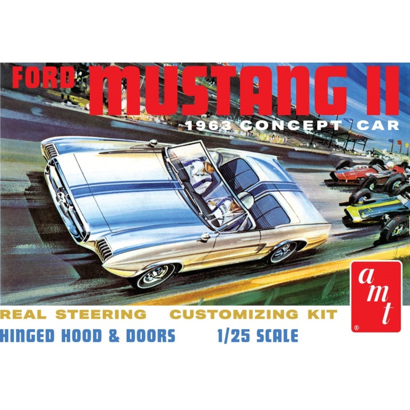 AMT 1369 1/25 1963 Ford Mustang II Concept Car