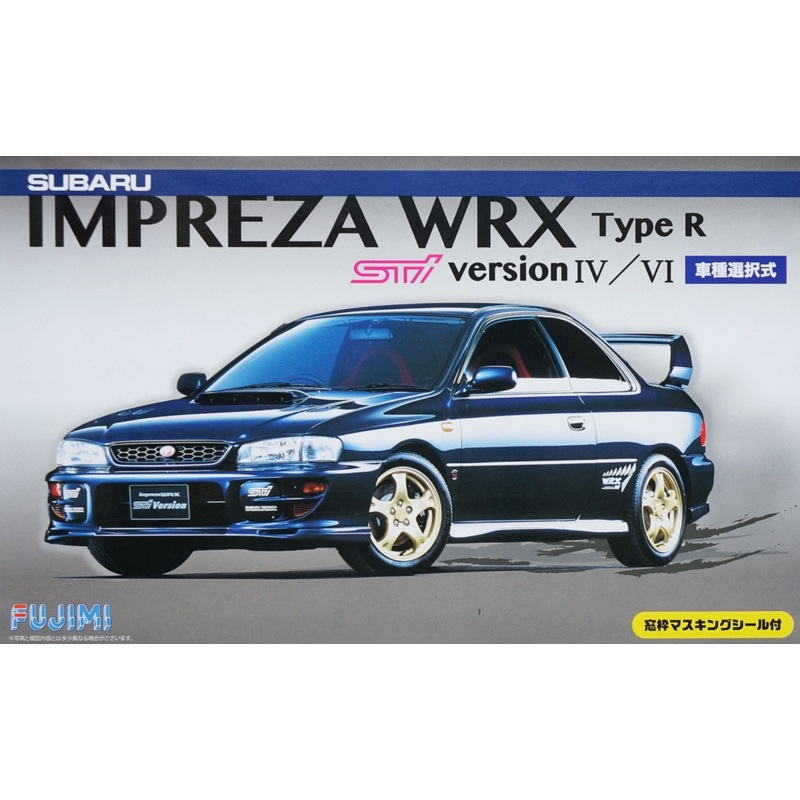 Fujimi 039398 1/24 Subaru Impreza STI Version IV/VI - with window frame masking