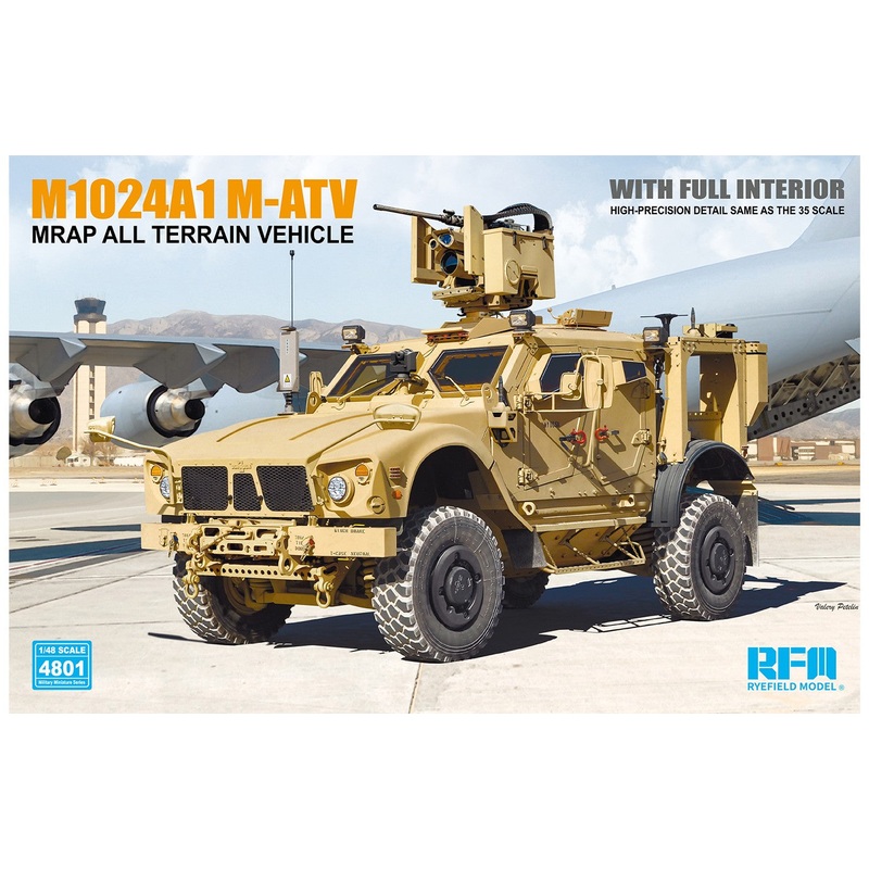 Rye Field Model 4801 1/48 M1240A1 M-ATV MRAP all terrain vehicle