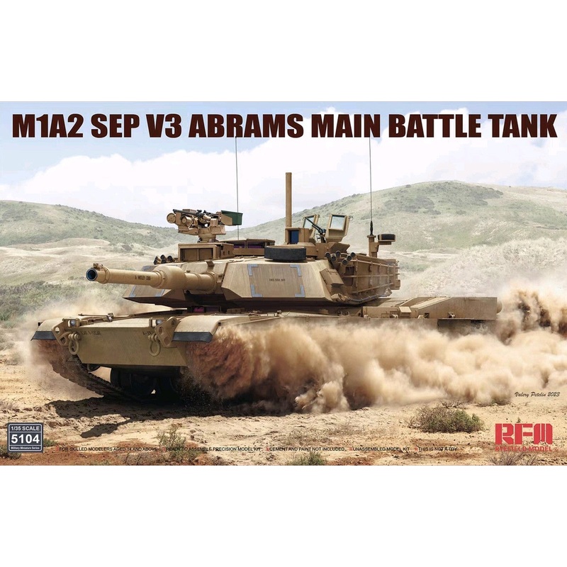 Rye Field Model 5104 1/35  M1A2 SEP V3 Abrams Main Battle Tank