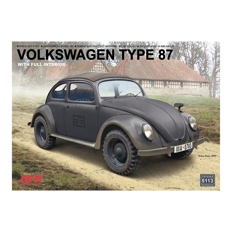 Rye Field Model 5113 1/35 Volkswagen Type 87 w/full interior