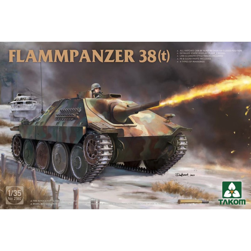 Takom 2180 1/35 Flammpanzer 38(t)