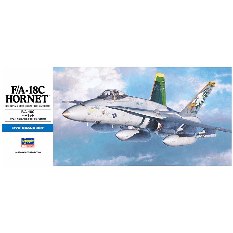 Hasegawa 00438 1/72 F/A-18C Hornet U.S. Navy/M.C. Carrier-Borne Fighter/Attacker