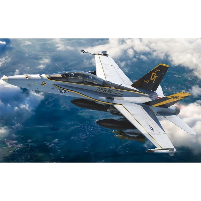 Kinetic 48121 1/48 F/A-18D Hornet VMFA(AW)-242 Bats