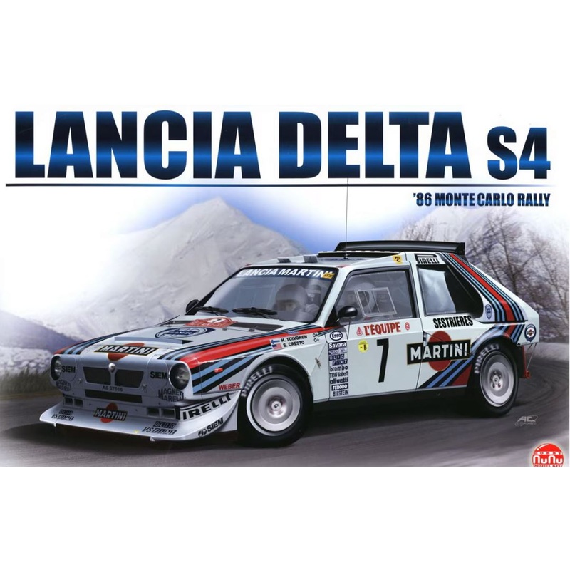 NuNu 24030 1/24 Lancia Delta S4 '86 Monte Carlo Rally