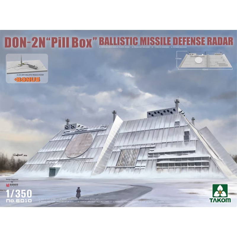 TAKOM 6010 1/350 DON-2N Pill box Ballistic Missile Defense Radar