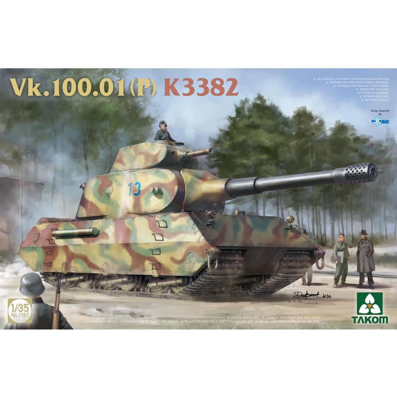 Takom 2187 1/35 VK.100.01 (P) K3382