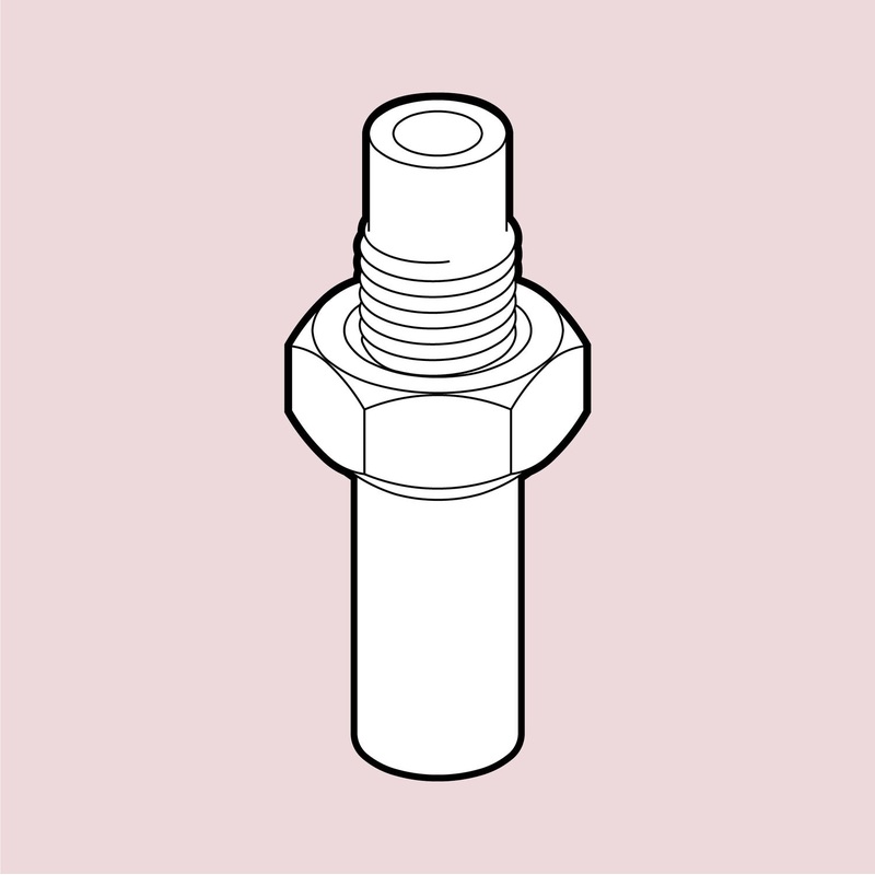 Scale Cars Online R049 1/24 Bolts (NASCAR type V.2) - 60 pcs.