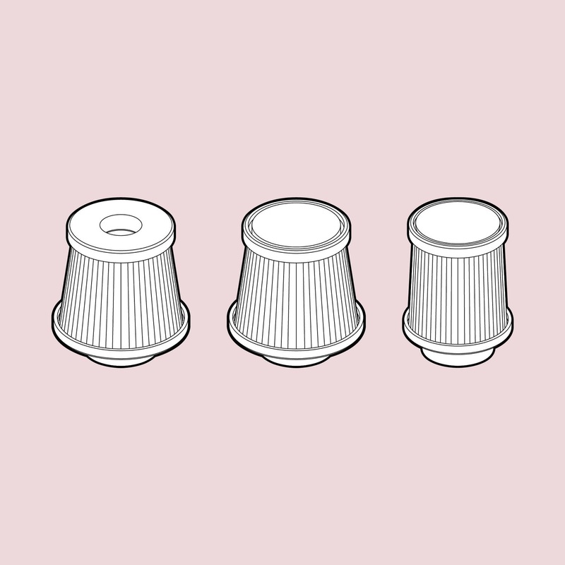 Scale Cars Online R065 1/24 Air filters (3 types)