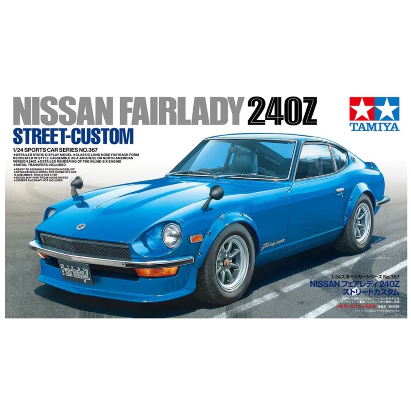 Tamiya 24367 1/24 Nissan Fairlady 240Z Street-Custom