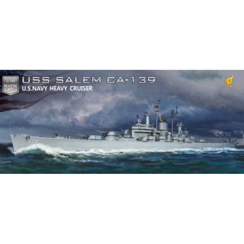 Very Fire VF700908 1/700 Scale USS Salem CA-139 Heavy Cruiser STANDARD VERSION