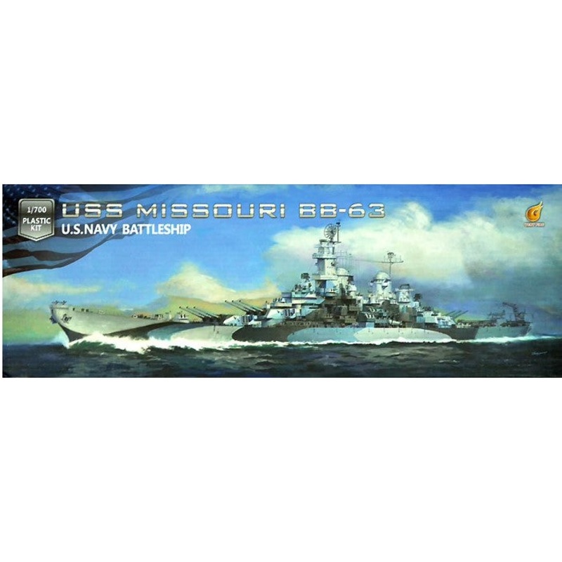 Very Fire VF700909 1/700 Scale USS Missouri BB-63 Battleship STANDARD VERSION