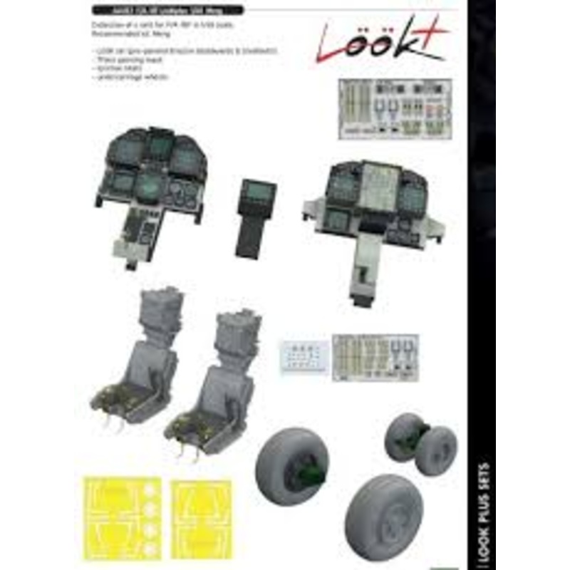 Eduard 644183 1/48 F-18F Super Hornet Detail Set (MNG kit) LKplus