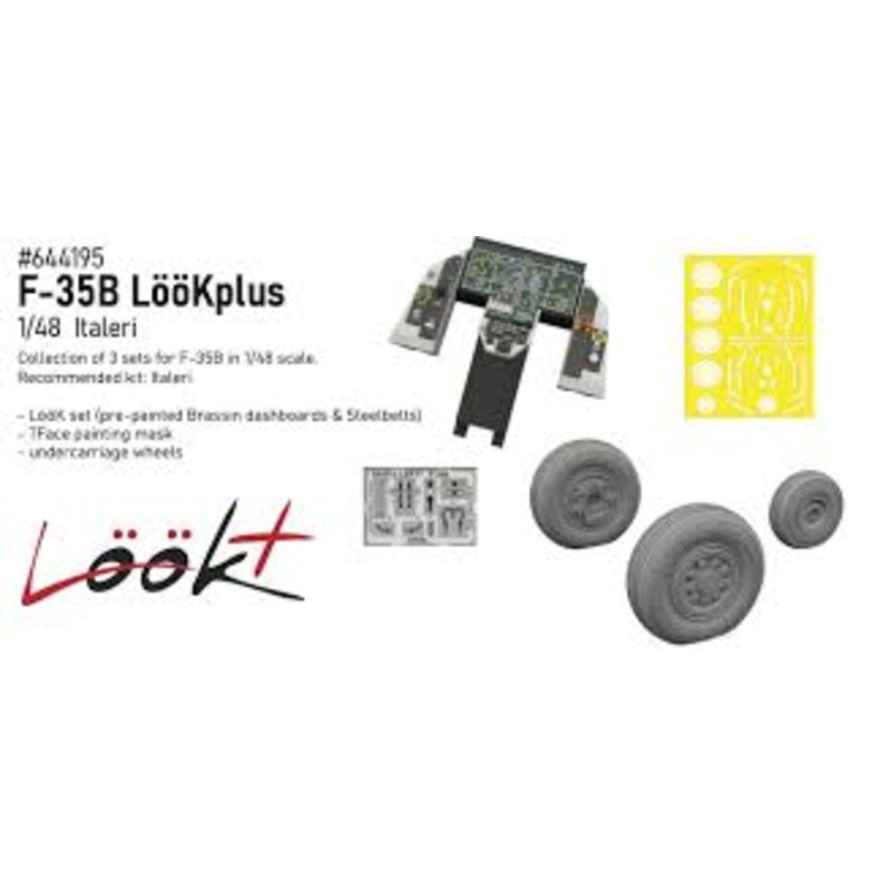 Eduard 644195 1/48 F-35B Lightning II Detail Set (ITA kit) LKplus