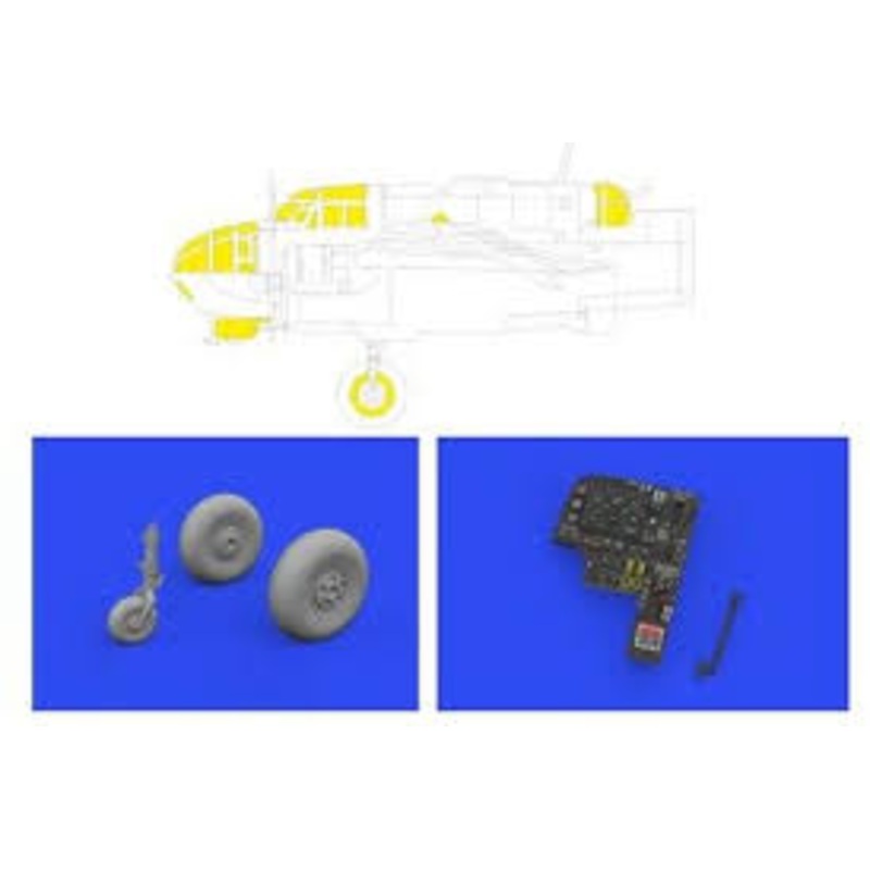 Eduard 644200 1/48 Beaufort Mk.I Detail Set (ICM kit)) LKplus
