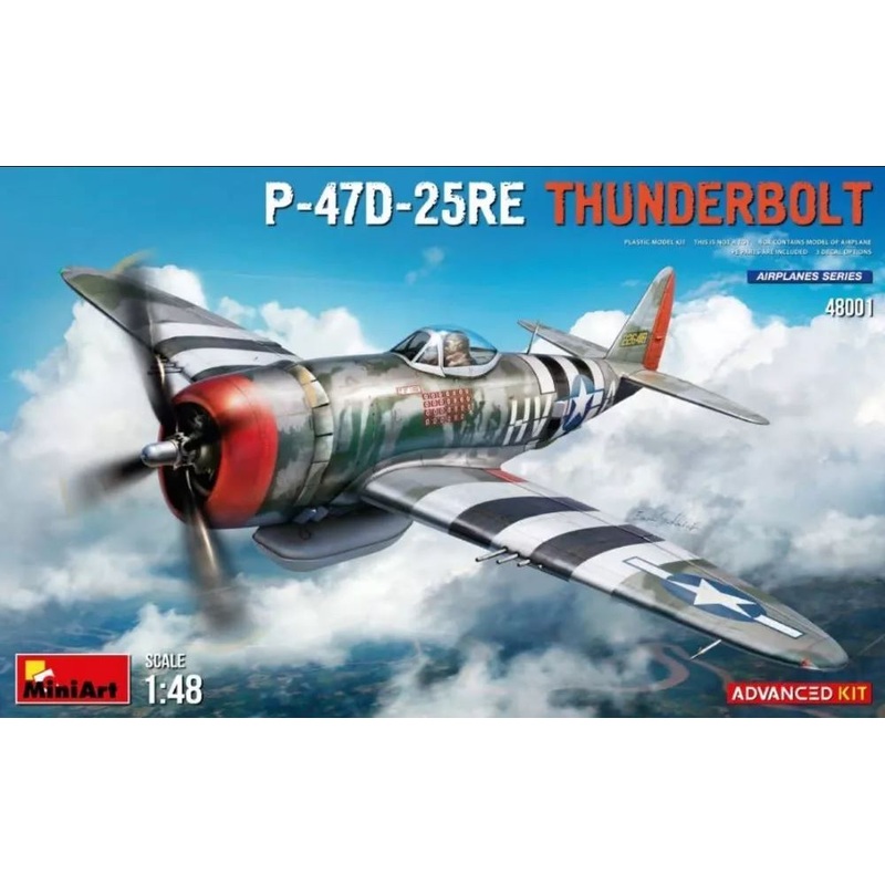 Miniart 48001 1/48 Republic P-47D-25RE Thunderbolt - Advanced Kit