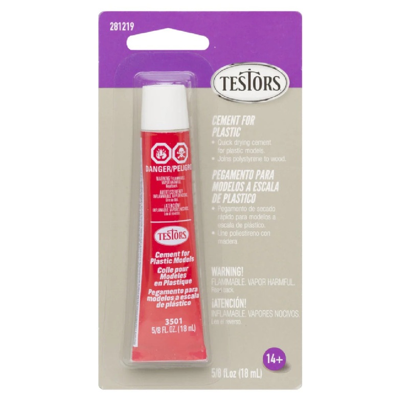 Testors 281219 Tube Cement - .63 oz.