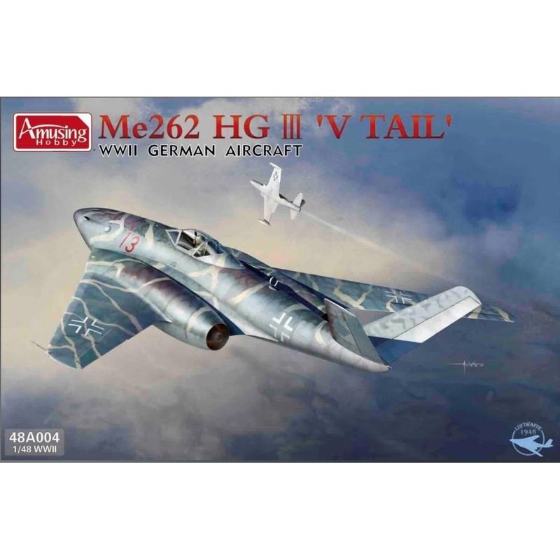 Amusing Hobby 48A004 1/48 Messerschmit Me262 HGIII V-Tail