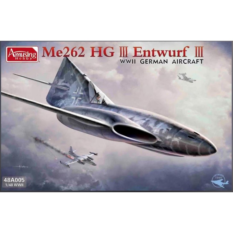 Amusing Hobby 48A005 1/48 Messerschmit Me262 HGIII Entwurf III