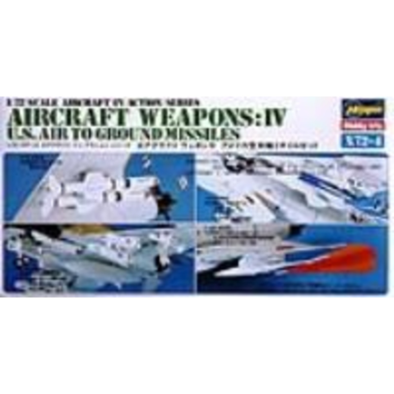 Hasegawa 35004 1/72 Aircraft Weapons Set IV - US Air to Ground Missiles
