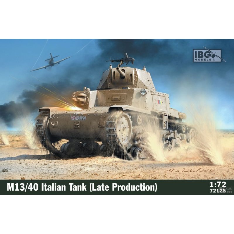 IBG 72125 1/72M13/40 Italian Tank Late prod.