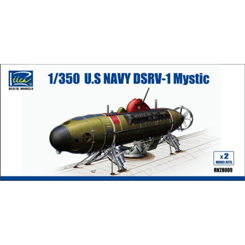 Riich 28009 1/350 DSRV-1 Mystic (Deep Submergence Rescue Vehicle)